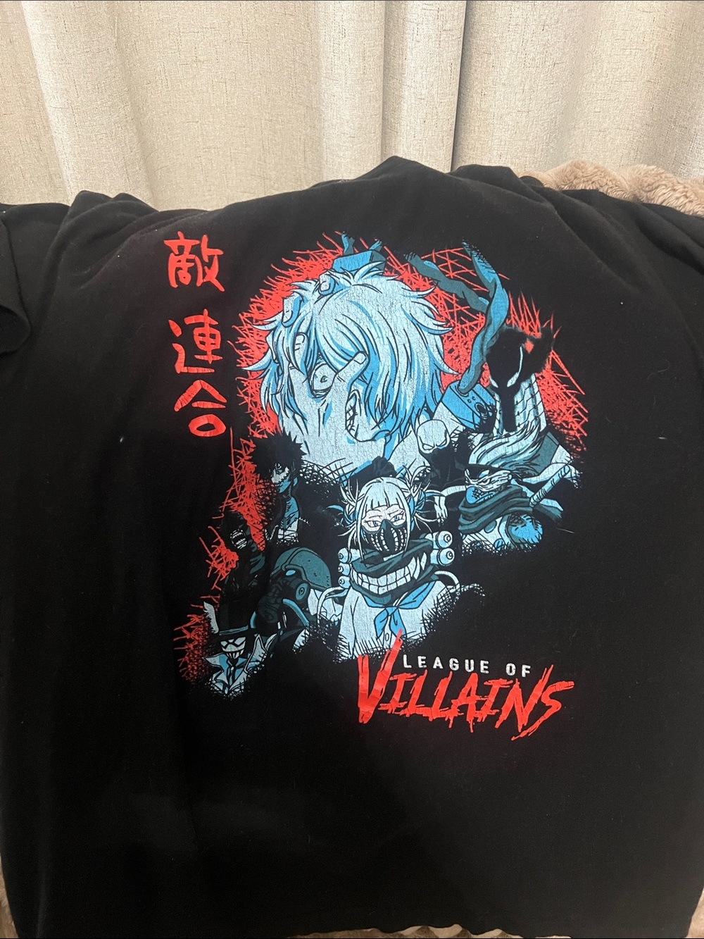 League of Villains Black Short Sleeve Tee